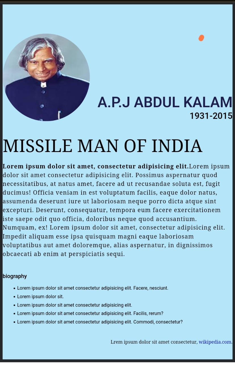 Tribute Website