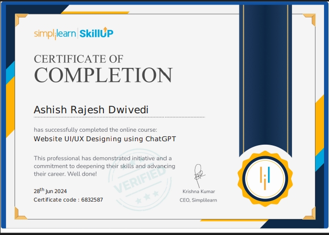 Certificate 2 Website Design Using Chatgpt
